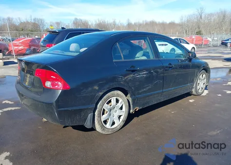 2007 Honda Civic Lx из США, поврежденный, VIN 1HGFA16597L076004